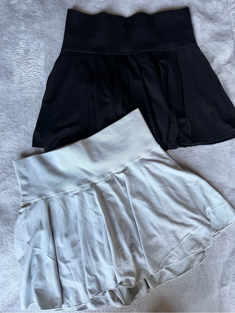 OQQ skorts light grey and black